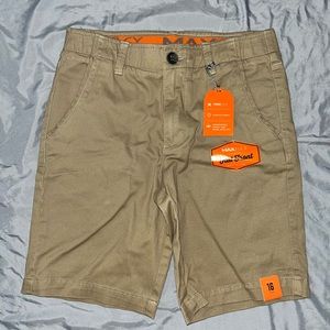 NWT (16) Big Boys Urban Pipeline khaki shorts